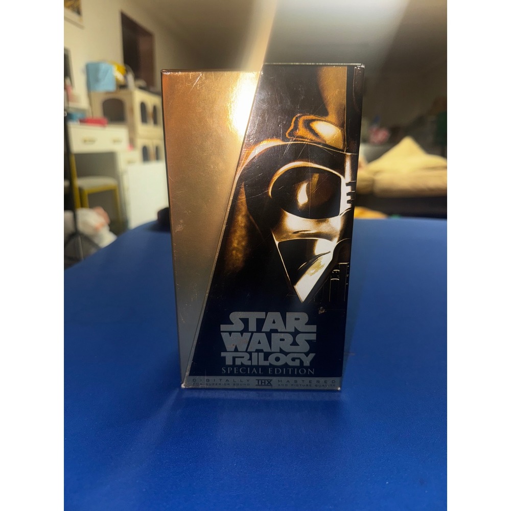 Star Wars Trilogy Special Edition VHS Box Set Darth Vader Collectible